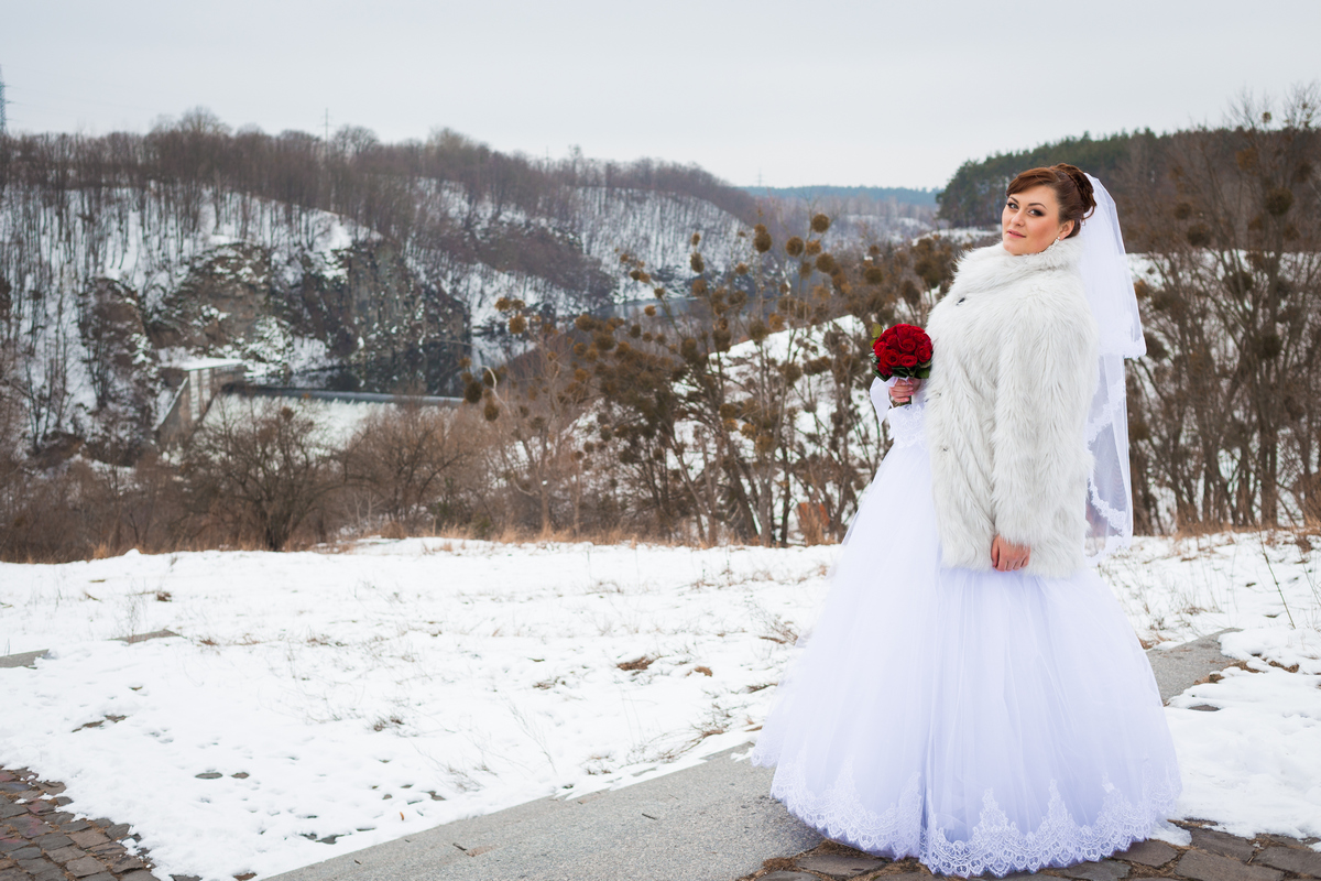Зимняя свадьба в Житомире Дима и Настя